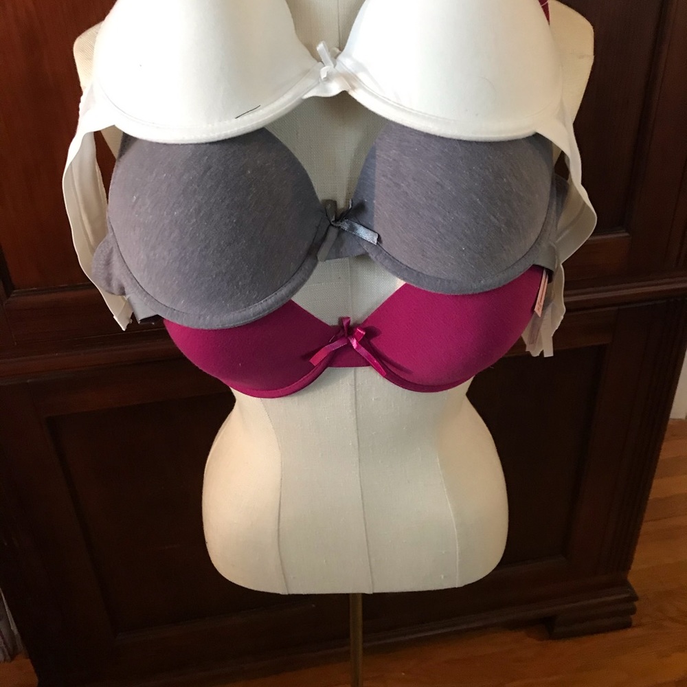 NWT cotton underwire Bra Set of 3